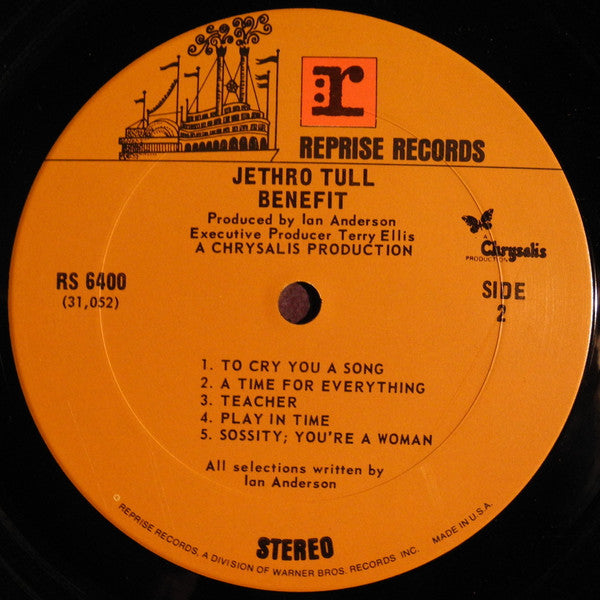 Jethro Tull : Benefit (LP, Album, RP, Pit)