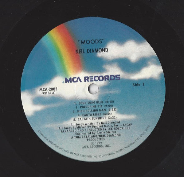 Neil Diamond : Moods (LP, Album, RE)