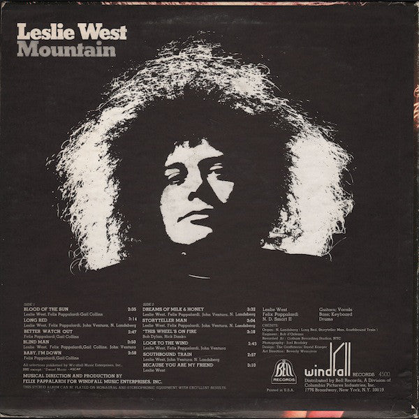 Leslie West : Mountain (LP, Album, Mon)