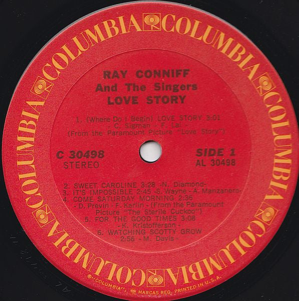 Ray Conniff And The Singers : Love Story (LP, Album)