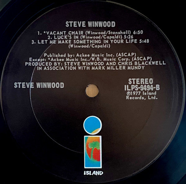 Steve Winwood : Steve Winwood (LP, Album, Pit)