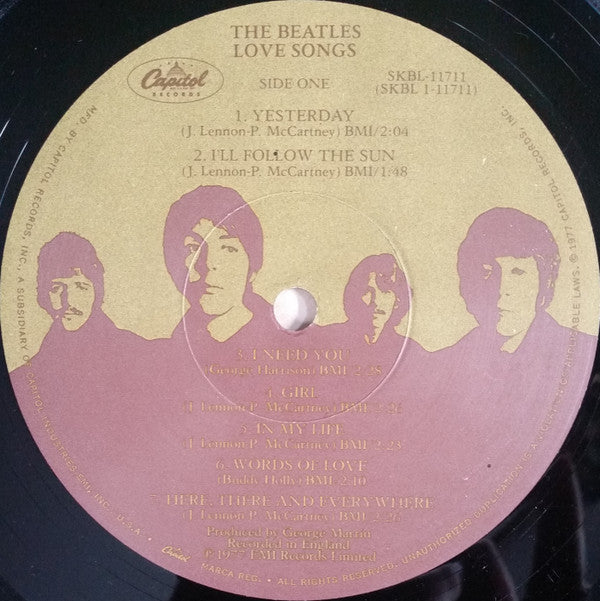 The Beatles : Love Songs (2xLP, Comp, NAM)