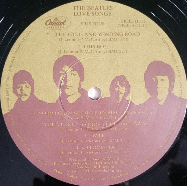 The Beatles : Love Songs (2xLP, Comp, NAM)