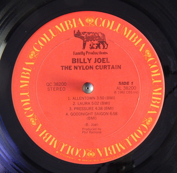 Billy Joel : The Nylon Curtain (LP, Album, RE, Car)