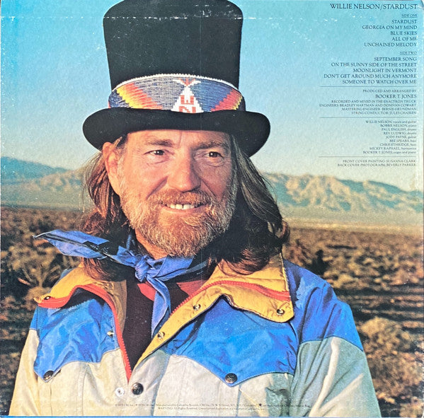 Willie Nelson : Stardust (LP, Album, Pit)