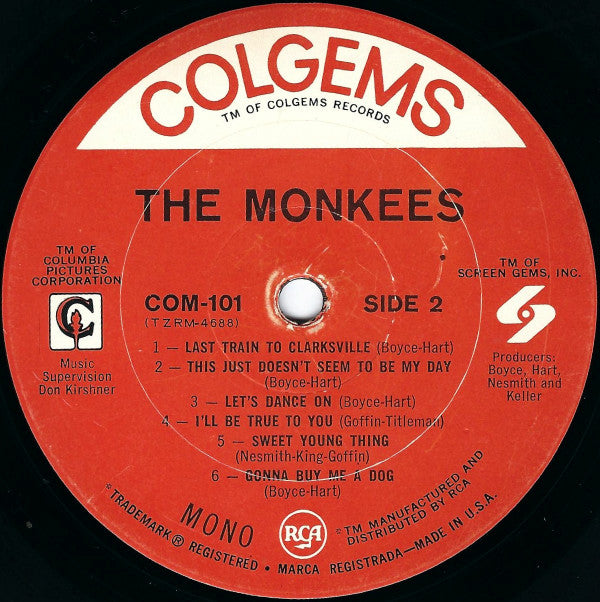 The Monkees : The Monkees (LP, Album, Mono, RP, MGM)