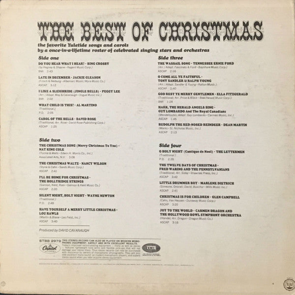 Various : The Best Of Christmas (2xLP, Comp)