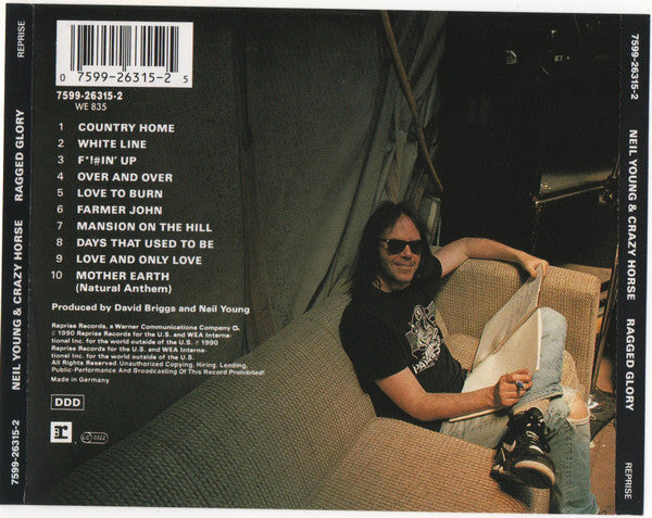 Neil Young + Crazy Horse : Ragged Glory (CD, Album)