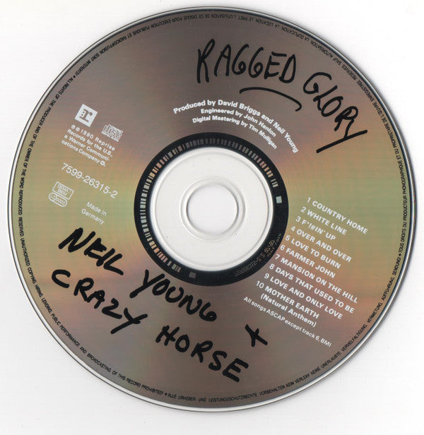 Neil Young + Crazy Horse : Ragged Glory (CD, Album)