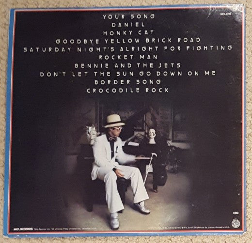 Elton John : Greatest Hits (LP, Comp, Club, RE, CRC)