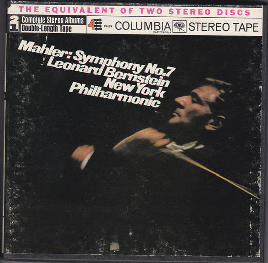 Mahler*, Leonard Bernstein, New York Philharmonic : Symphony No. 7 (Reel, 4tr Stereo, 7" Reel)