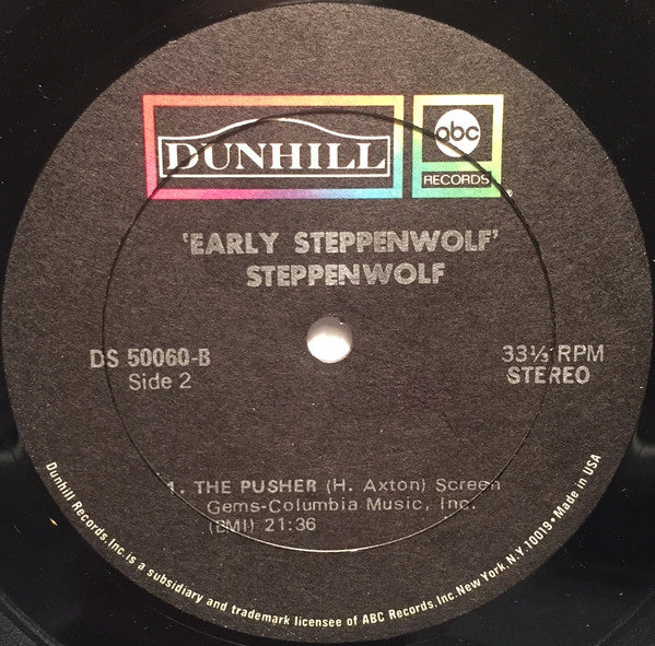 Steppenwolf : Early Steppenwolf (LP, Album)