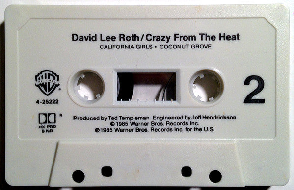 David Lee Roth : Crazy From The Heat (Cass, EP, Dol)