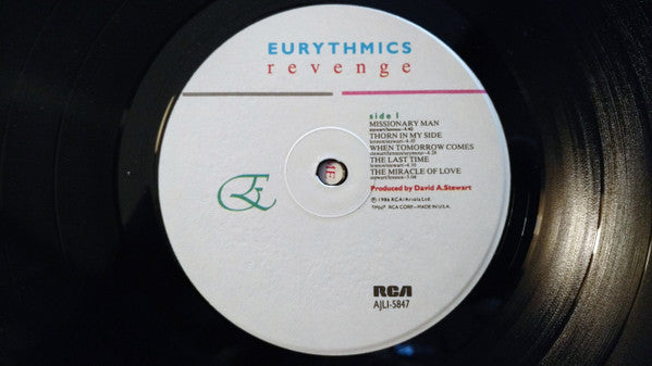 Eurythmics : Revenge (LP, Album, Emb)