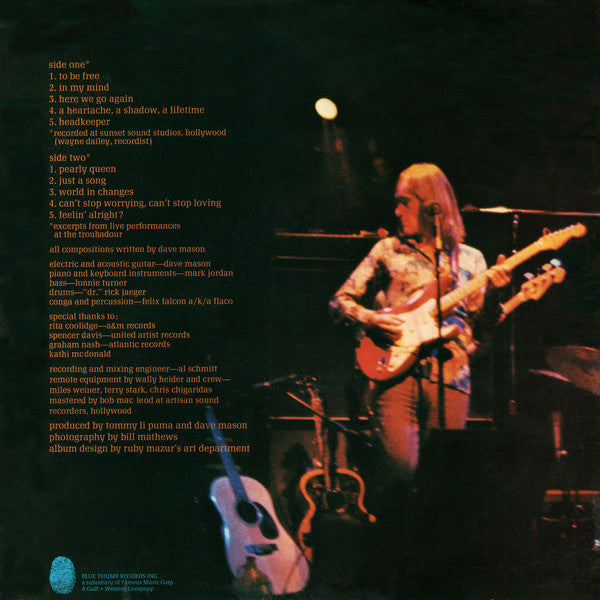 Dave Mason : Headkeeper (LP, Album, Ter)