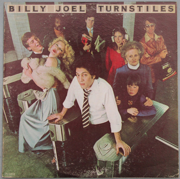 Billy Joel : Turnstiles (LP, Album, Pit)