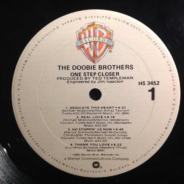 The Doobie Brothers : One Step Closer (LP, Album, Gol)