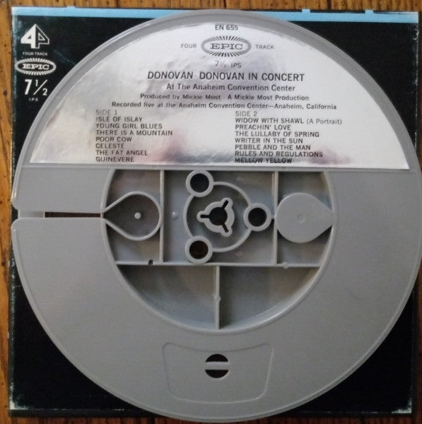 Donovan : Donovan In Concert (Reel, 4tr Stereo, 7" Reel, Album)