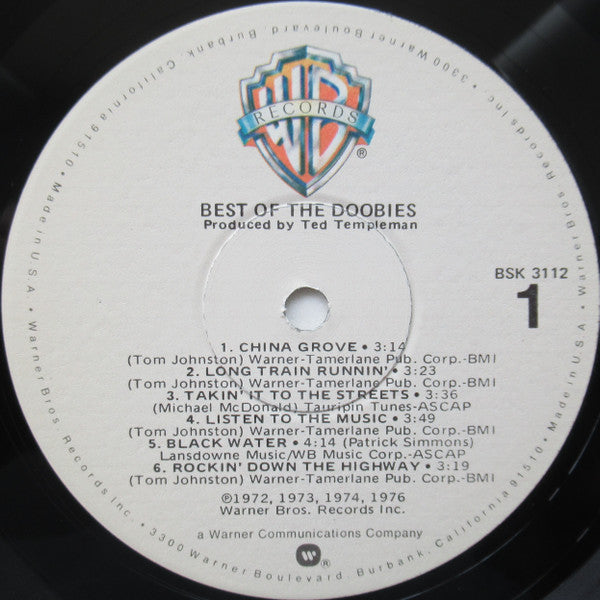 The Doobie Brothers : Best Of The Doobies (LP, Comp, RE, Win)