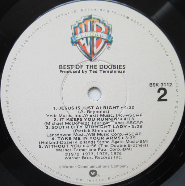 The Doobie Brothers : Best Of The Doobies (LP, Comp, RE, Win)