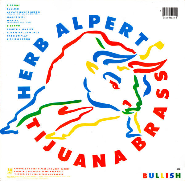 Herb Alpert / Tijuana Brass* : Bullish (LP, Album)