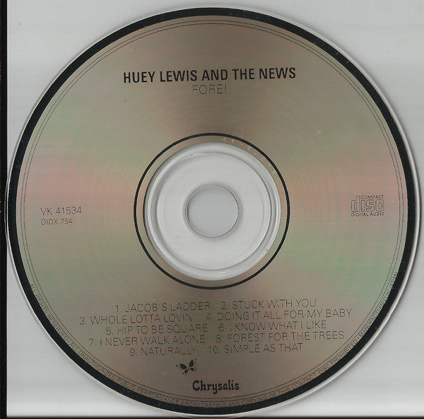 Huey Lewis And The News* : Fore! (CD, Album)