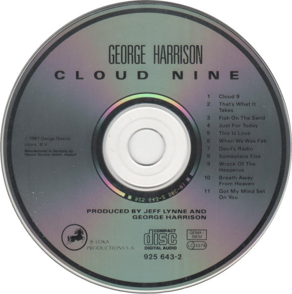 George Harrison : Cloud Nine (CD, Album)