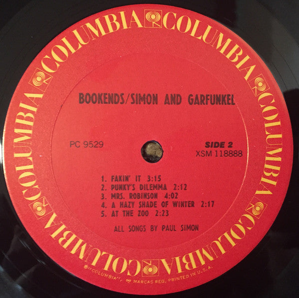 Simon & Garfunkel : Bookends (LP, Album, RE)