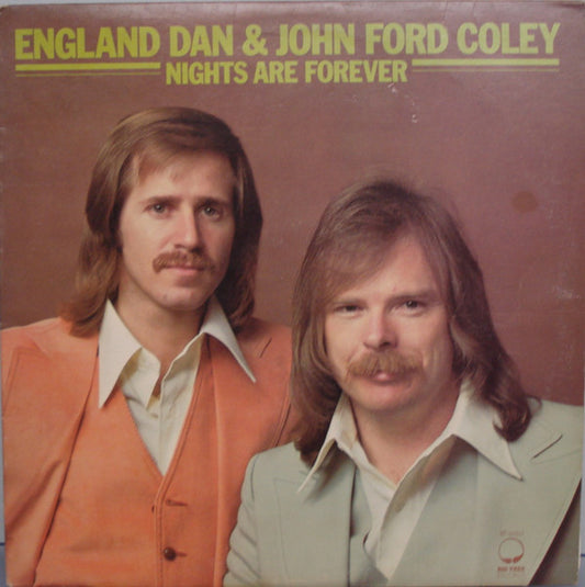 England Dan & John Ford Coley : Nights Are Forever (LP, Album, PR )