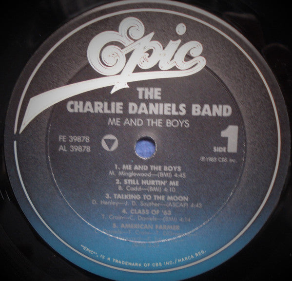 The Charlie Daniels Band : Me And The Boys (LP, Album, Pit)