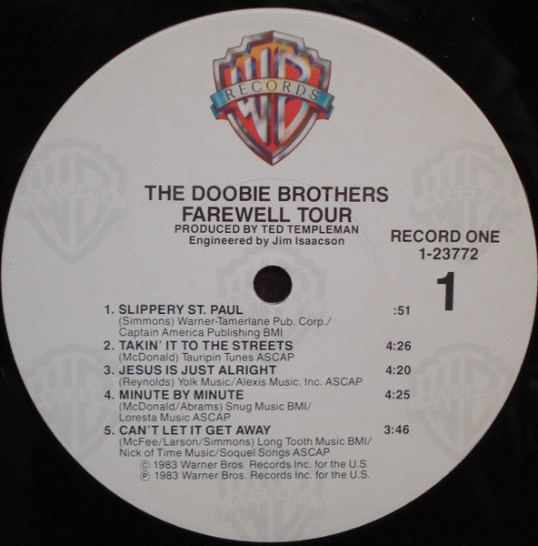 The Doobie Brothers : Farewell Tour (2xLP, Album, Win)