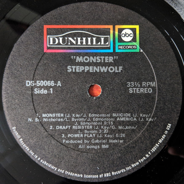 Steppenwolf : Monster (LP, Album, Gat)