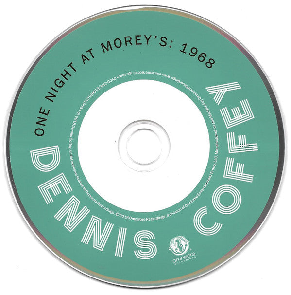 Dennis Coffey : One Night At Morey’s: 1968 (CD, Album)