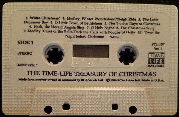 Various : The Time-Life Treasury Of Christmas (2xCass, Comp, Dol)