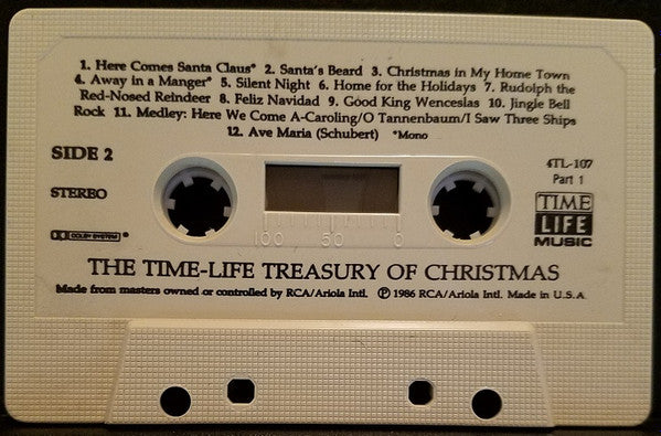 Various : The Time-Life Treasury Of Christmas (2xCass, Comp, Dol)