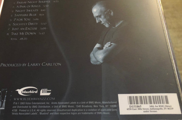 Larry Carlton : Sapphire Blue (CD, Album, Club)