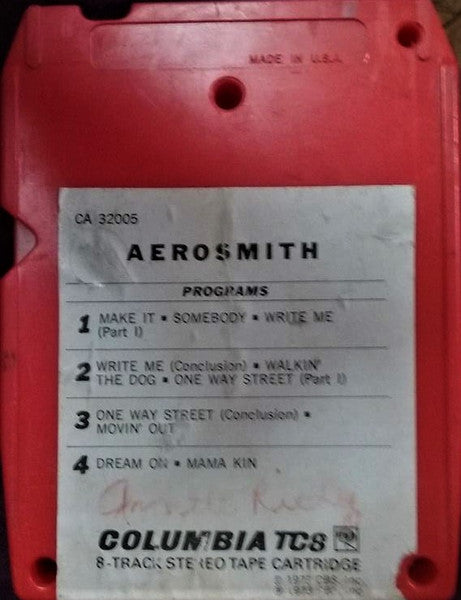 Aerosmith : Aerosmith (8-Trk, Album, RE)