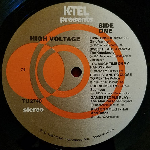 Various : High Voltage (LP, Comp, 74 )