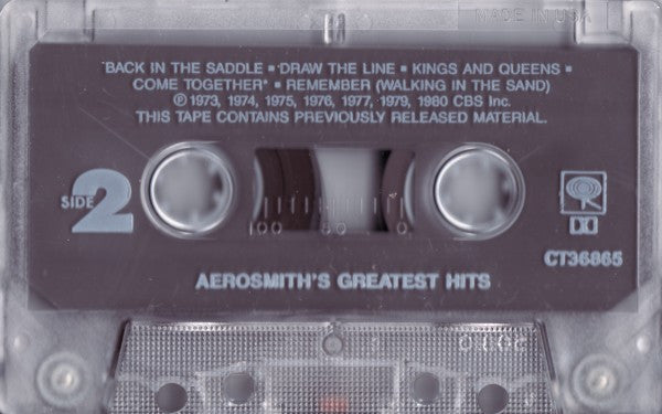 Aerosmith : Aerosmith's Greatest Hits (Cass, Comp, RE, Tra)