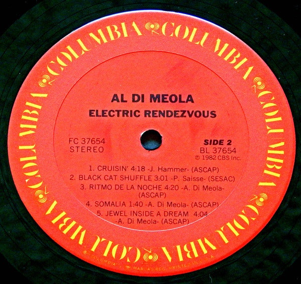 Al Di Meola : Electric Rendezvous (LP, Album, Ter)