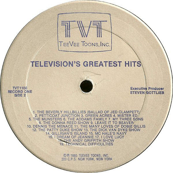 Various : Television's Greatest Hits (65 TV Themes! From The 50's And 60's) (2xLP, Comp, Gat)