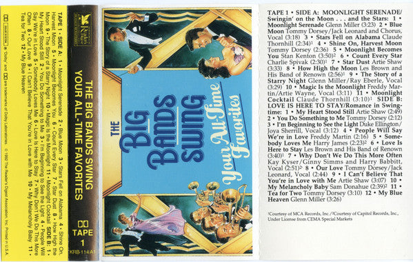 Various : The Big Bands Swing Your All Time Favorites (4xCass, Comp, RM + Box)