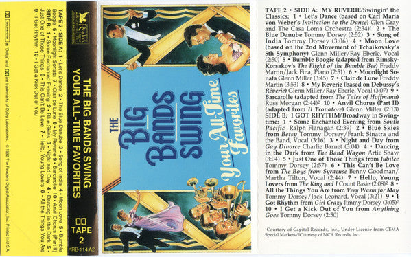 Various : The Big Bands Swing Your All Time Favorites (4xCass, Comp, RM + Box)