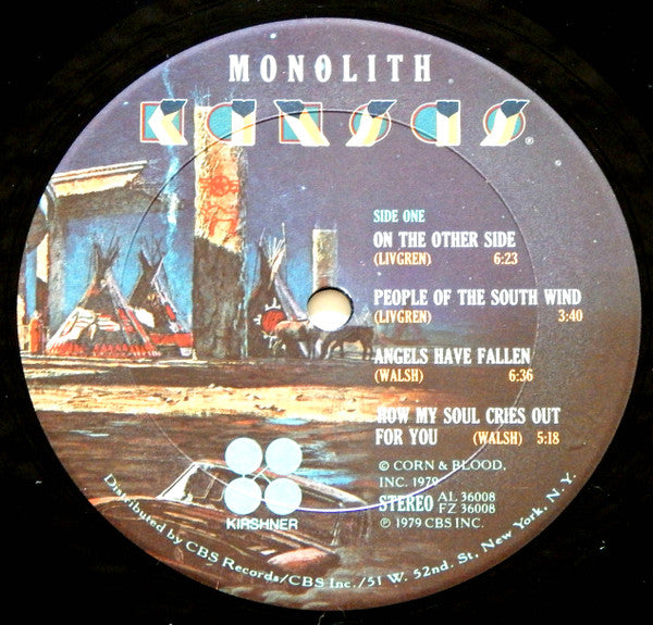 Kansas (2) : Monolith (LP, Album, Pit)