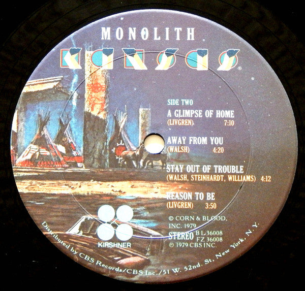 Kansas (2) : Monolith (LP, Album, Pit)