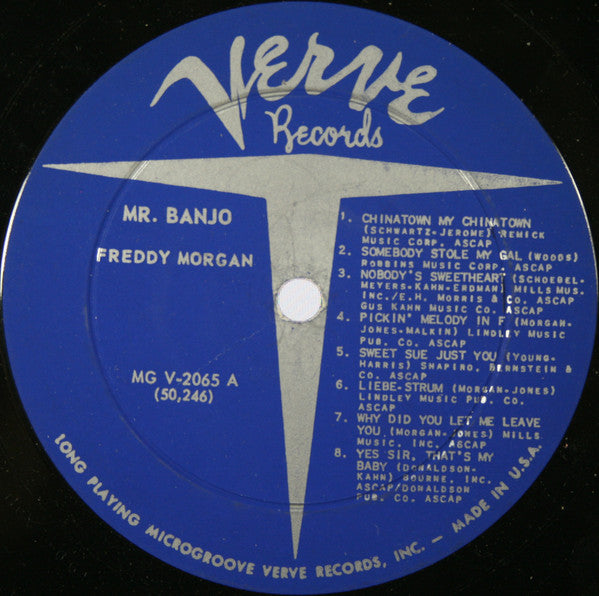 Freddy Morgan : Mr. Banjo (LP, Album, Blu)