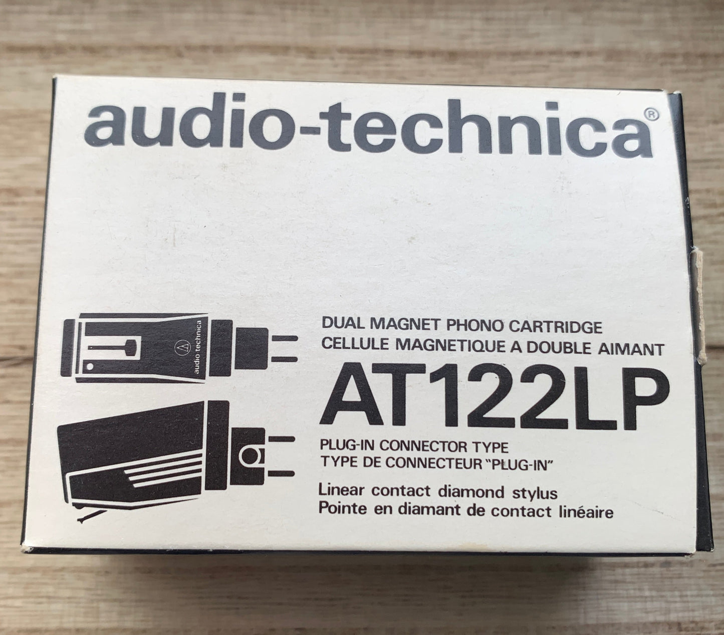 New Old Stock Audio Technica AT122LP Phono Cartridge * Stylus * Original Box