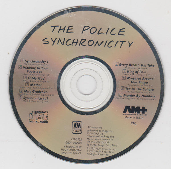 The Police : Synchronicity (CD, Album, Club, CRC)