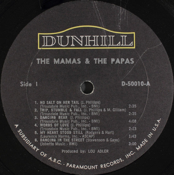 The Mamas & The Papas : The Mamas & The Papas (LP, Album, Mono, Kee)