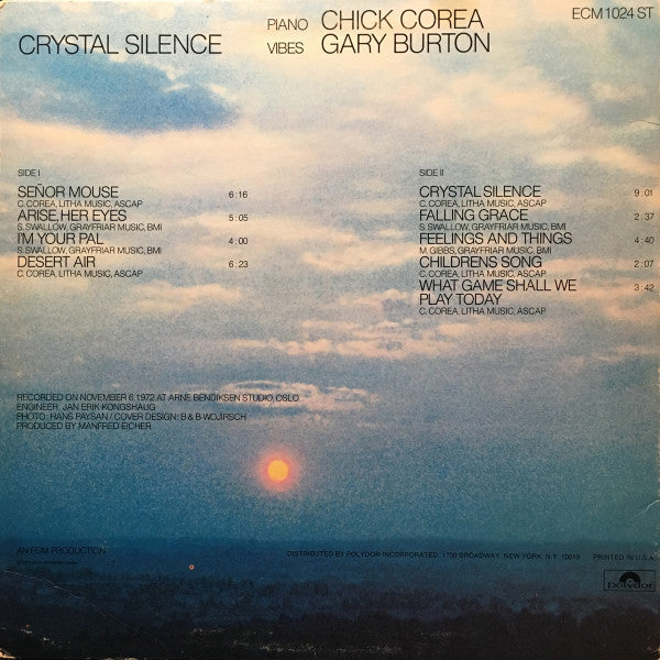 Gary Burton - Chick Corea* : Crystal Silence (LP, Album, All)